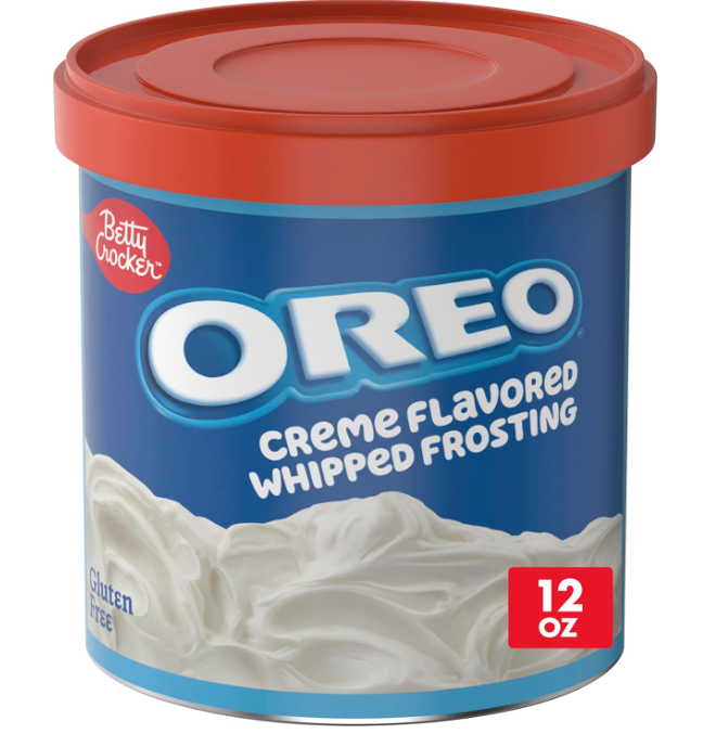 (S1-02) SINGLE - FROSTING - OREO CREME FLAVOURED 12OZ X 1 UNIT