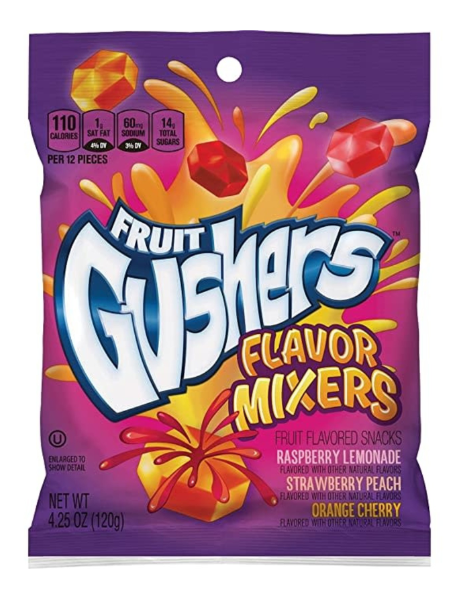 (S1-08) Fruit Gushers - MIXED FRUIT 4.25OZ (120g) x 8 units