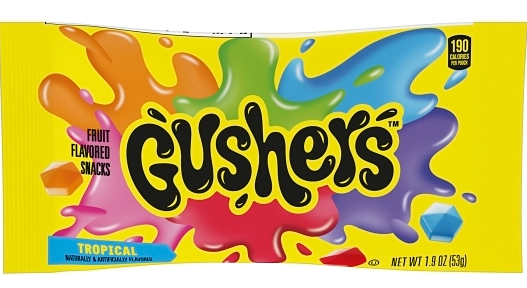 (S1-08) Us - Fruit Gushers - Tropical 1.9oz (53g) x 18 units