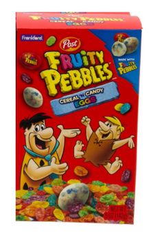 Fruity Pebbles - Foiled Cereal & Candy Eggs 5oz (142g) x 6 units