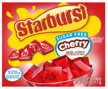 Gelatin - Sugar FREE - Starburst - Cherry x 12 units