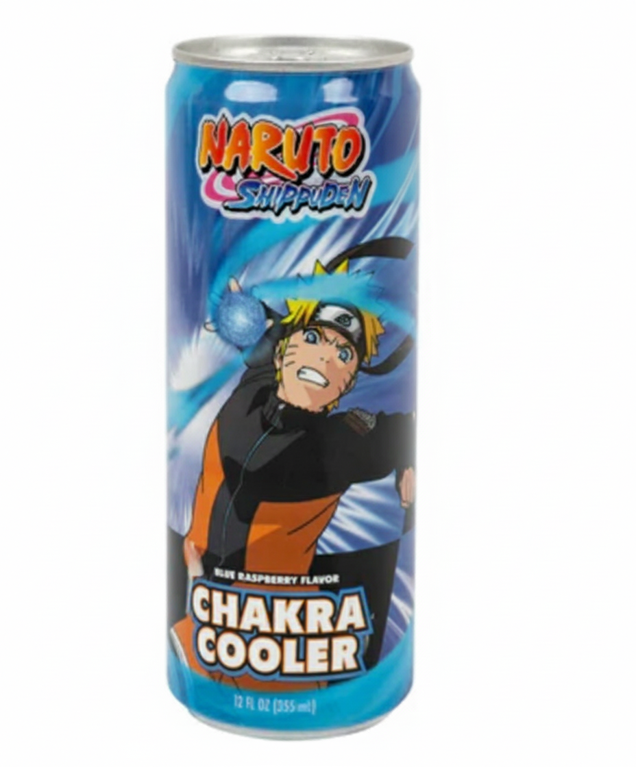 (S5-09) BEVERAGE - BOSTON AMERICA - Naruto - Chakra  355ml x 12 units (Buyer is responsible if drinks may leak during shipping and weather)