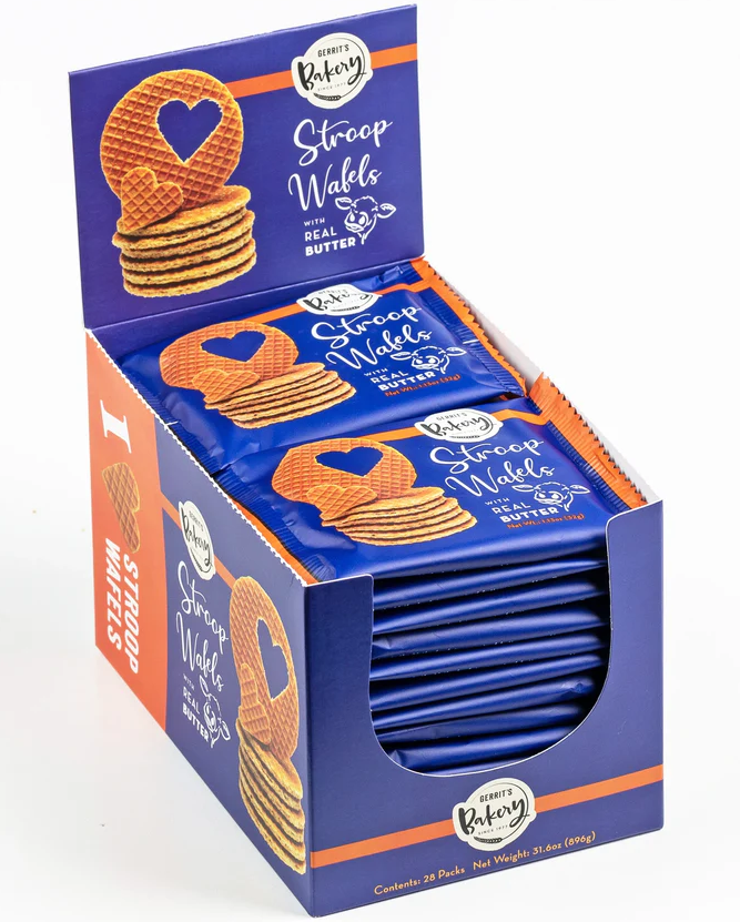 (S6-09) GERRITS STROOP WAFELS 1.13oz (32g) x 28 Units