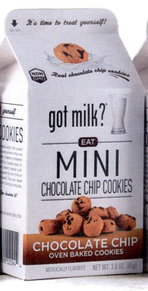 Got Milk? Mini Chocolate Chip Cookies 3oz x 20 units
