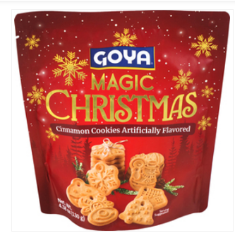 XMAS - GOYA Magic Christmas Cinnamon Cookies 4.58 oz(130g) x 12 Units