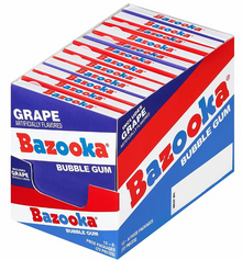 (S1-06) Tunisia - Topps Bazooka Throwback Mini Wallet Pack Gum (6pc)- 1.50oz x 12 units