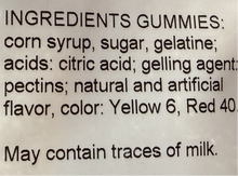 (S3-02) Bulk - Vidal Gummi Peach Hearts - 4.4 lb (2kg) x 1 Bag
