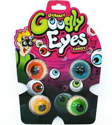 (S7-05) FC Gummy Googly Eyes Candy Eyeballs Clip Strip - 1.97 oz(55g) x 12 Units