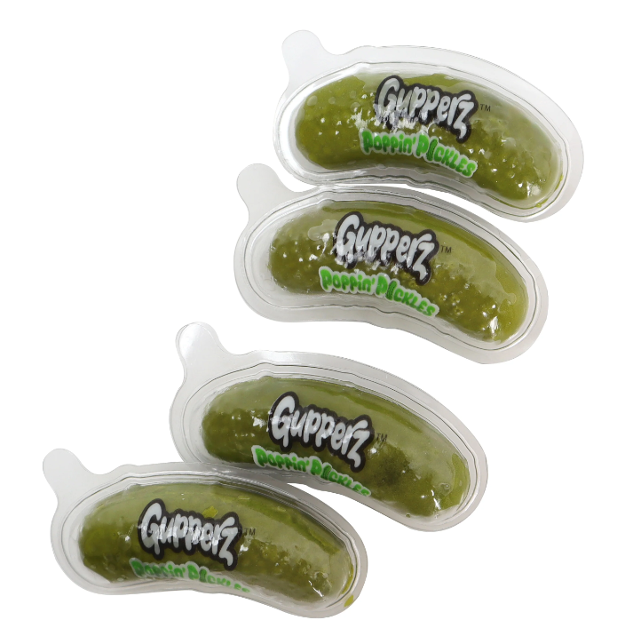 (S7-06) CHINA - Gupperz  - Poppin' Pickles 2.54oz (72G) X 12 BAGS