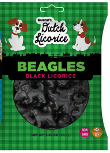 Peg Bag - Gustaf Licorice - Beagles 5.29 oz x 12 units