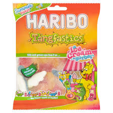 UK Haribo Tangfastics Summer Frency Bag 12 X 160G *NEW