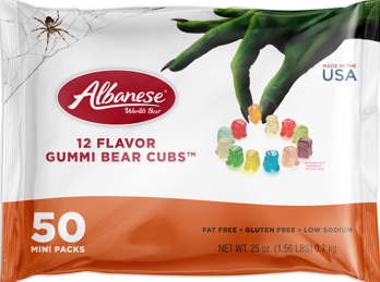 (S9-02) US - Halloween - Single - Albanese Spellbinding Gummies (50 Pack) 25oz (709g) x 1 Bag