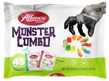 (S9-02) US - Halloween - Single - Albanese Sweet&Sour Monster Combo (45 Pack) 22.5oz (638g) x 1 Bag