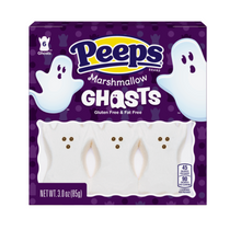 (S9-03)  Halloween - Peeps 6pk Ghosts Marshmallow - 3oz (85g) x 12 Units