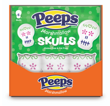 (S9-03)  Halloween - Peeps 6pk Skulls Marshmallow - 3oz (85g) x 12 Units