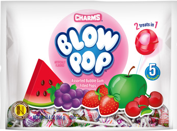 (S8-07) Halloween - Charms Blow Pop Assorted SUB Bag - 10.4oz (295g) x 1 Bag