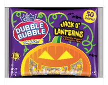 (S8-03) Halloween - Single Charms Dubble Bubble Pumpkin Gumballs 50ct - 9.86 oz(280g) x 1 Bag