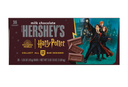 (S8-06) Halloween - Hershey Milk Chocolate - Harry Potter Std Size 1.55oz(44g) x 36 units