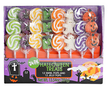 (S4-03) Halloween - Jelly & Swirl Pops CD 13.54oz (384g) x 24 Units