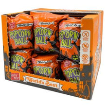 (S7-06) Halloween - Kathy Kaye  Foil Popcorn Balls 1oz x18 Units