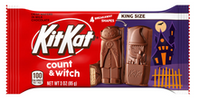 (S8-02) Halloween - Kit Kat - Count & Witch King Size 3oz (85g) x 24 Units