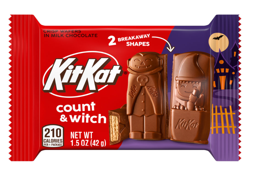 (S8-02) Halloween - Kit Kat - Count & Witch STD Size 1.5oz (42g) x 24 Units