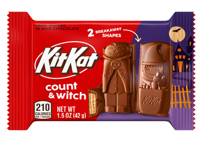 (S8-02) Halloween - Kit Kat - Count & Witch STD Size 1.5oz (42g) x 24 Units