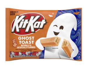 (S9-03) Halloween - Single KIT KAT Ghost Toast Wafers - Cinnamon Toast Snack Bar - 9.8oz (278g) x 1 Bag