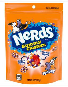 (S8-05) Halloween - Nerds  Spooky Gummy Clusters Sub Bag - 8oz (227g) x 6 Units