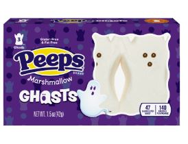 (S9-03)  Halloween - Peeps 3Pk Ghosts Marshmallow - 1.5oz (43g) x 24 Units