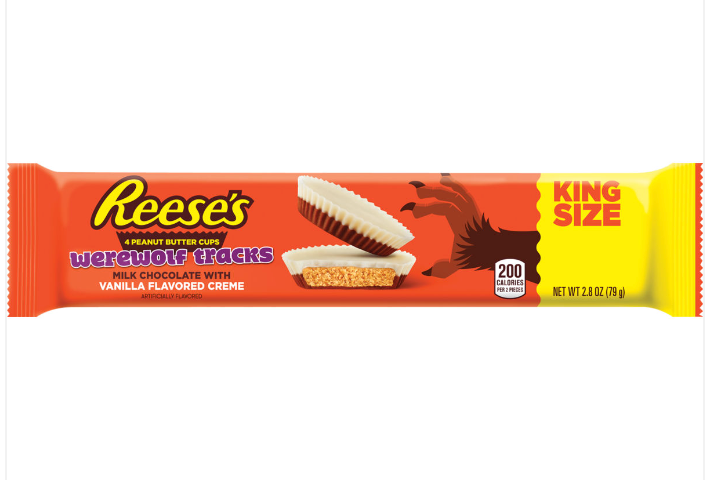 (S4-03) Halloween - REESE - Werewolf Tracks (Vanilla Flavored Creme) KING Size 2.8oz (79g) x 24 units