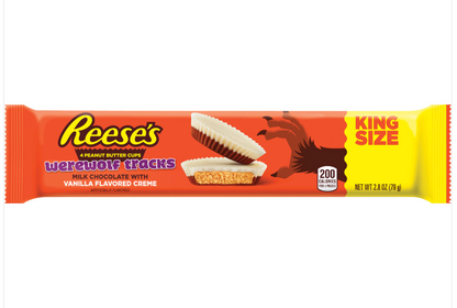 (S4-03) Halloween - REESE - Werewolf Tracks (Vanilla Flavored Creme) KING Size 2.8oz (79g) x 24 units