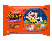 (S9-01) Halloween - Single REESE Snoopy & Friends Wrappers Peanut Butter Cup - 9.92oz(281g) x 1 Bag