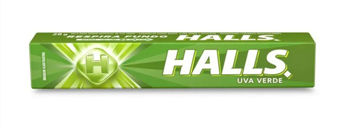 (S1-06) Halls Stick Green Grape 28g x 21 Units