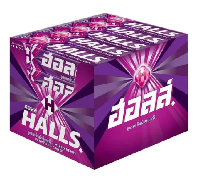 (S1-06) Thailand - Halls - Mixed Berry 27.9g  x 20 units
