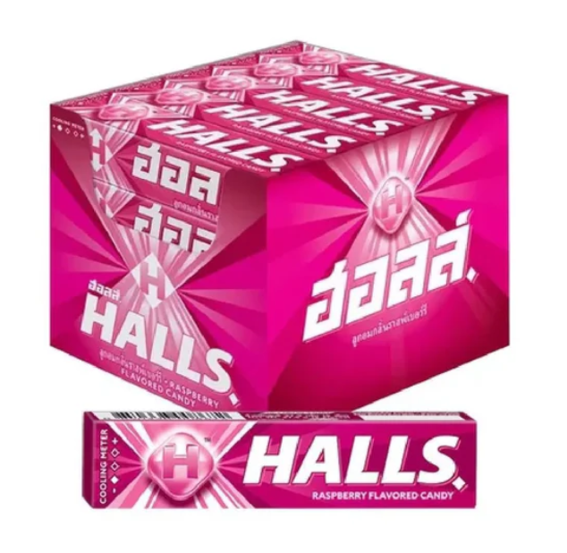 (S1-06) Thailand - Halls - Raspberry 27.9g  x 20 units