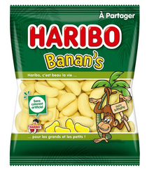 (S6-14) HARIBO - Banans 120g x 15 Units