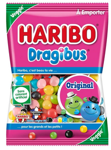 (S6-14) HARIBO - DRAGIBUS - ORIGINAL 120g x 15 Units