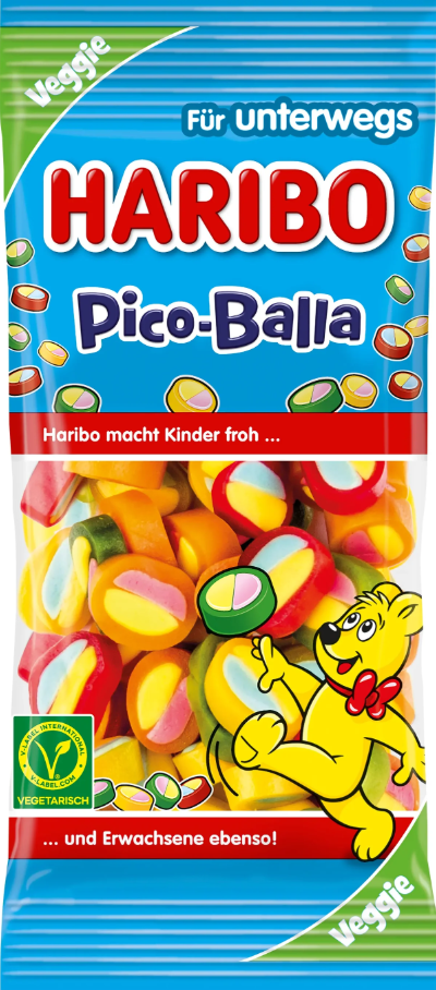 (S6-14) HARIBO - Pico Balla 65g x 12 Units