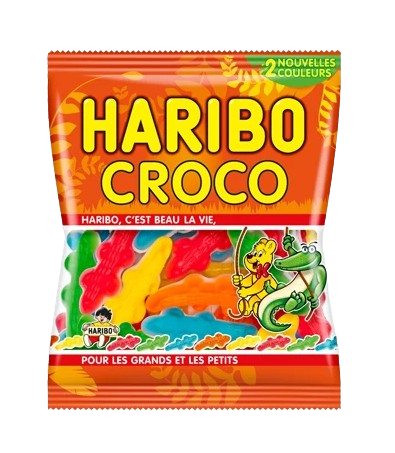 (S6-14) HARIBO - Croco 120g x 15 Units
