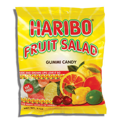(S1-01) TURKEY - Haribo Fruit Salad 142g (5 oz ) x 12 units