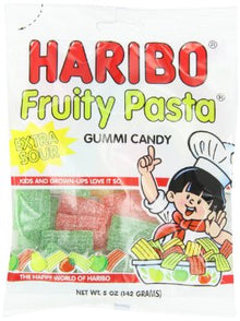 Haribo Fruity Pasta 5 oz 12 units