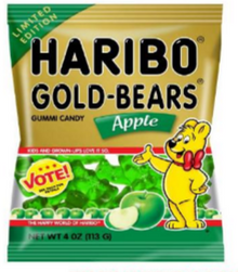 Haribo Gold Bears - Apple 4 oz (113g) x 12 units