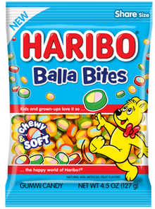 (S1-01) Haribo Gold Bears - Balla Bites 4.5oz (128g) x 12 Units