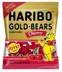 (S6-03) Haribo Gold Bears - Cherry 4 oz (113g) x 12 units