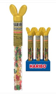 Easter - Haribo Gold Bears Tube 2.53oz(72g) x 12 Units