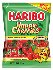 (S1-01) Haribo Twin Cherries  (Happy Cherry) 142g (5 oz ) x 12 units