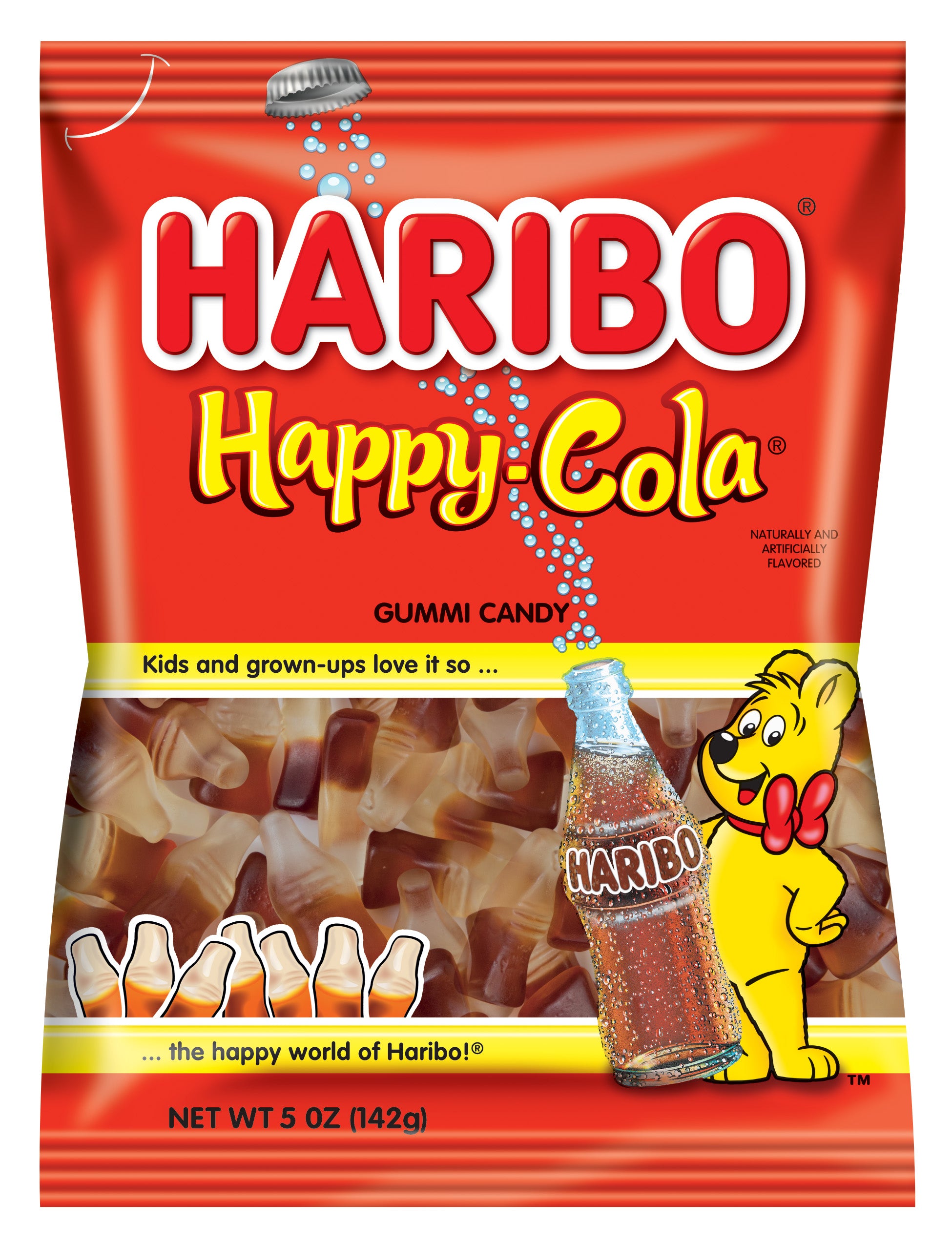 (S1-01) US- Haribo Happy Cola 142g (5 oz ) x 12 units