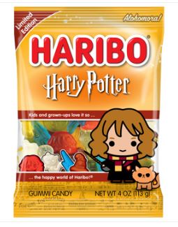 (S6-03) Germany - Haribo Hermione Limited Edition - Peg Bag 4oz (113g) x 12 Units