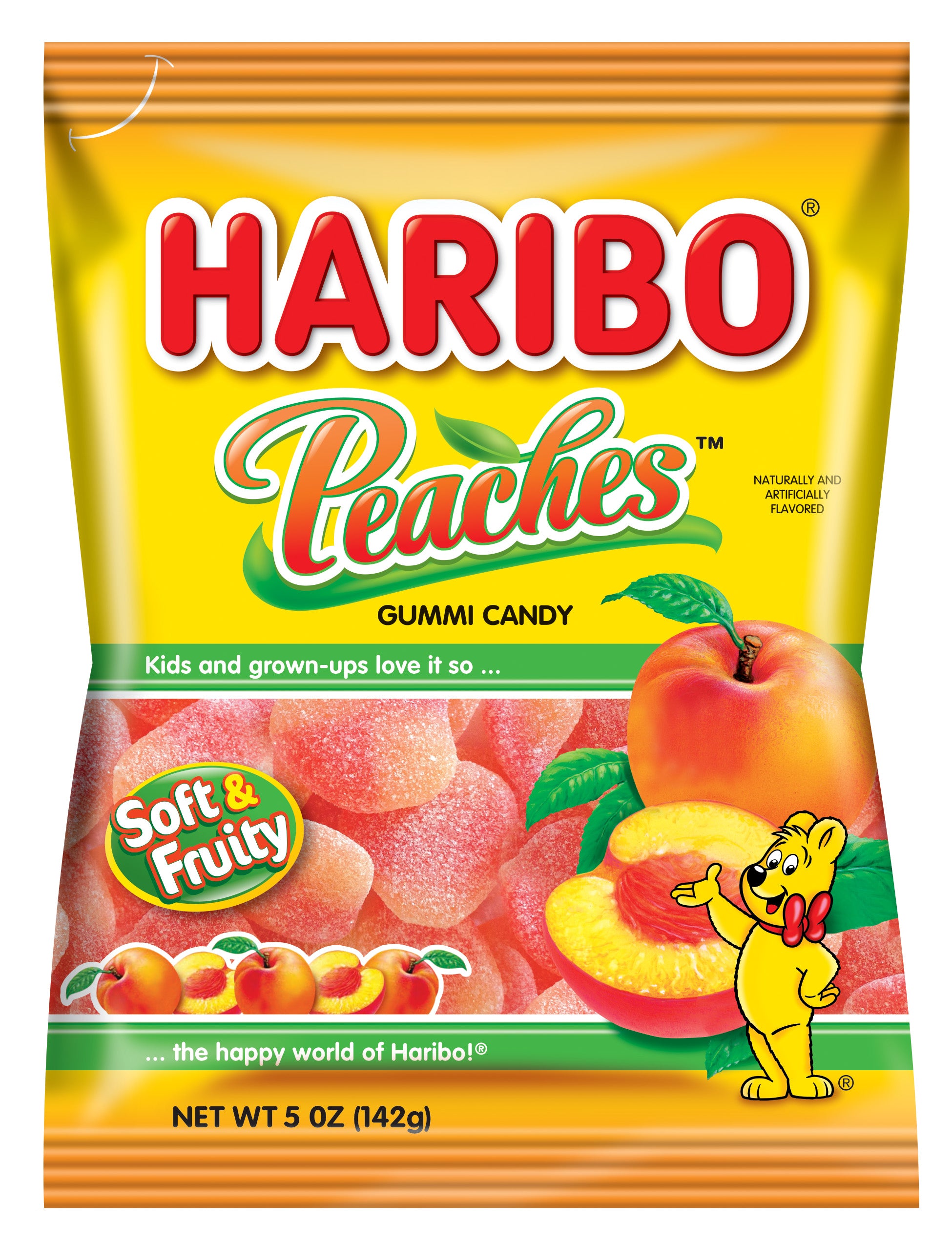 (S1-01) Box - TURKEY - Haribo Peaches 140g (5 oz x 12 units)